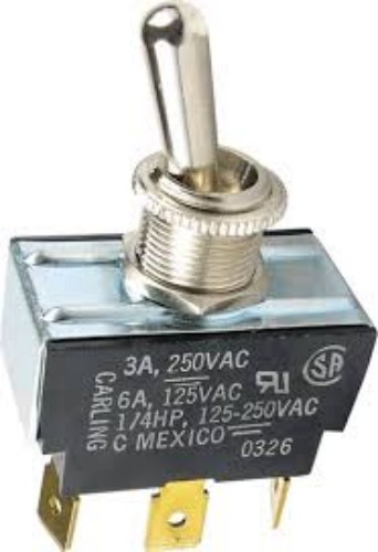 CARLING SPDT TOGGLE 3P GROUND CARLING SPDT TOGGLE 3P GROUND